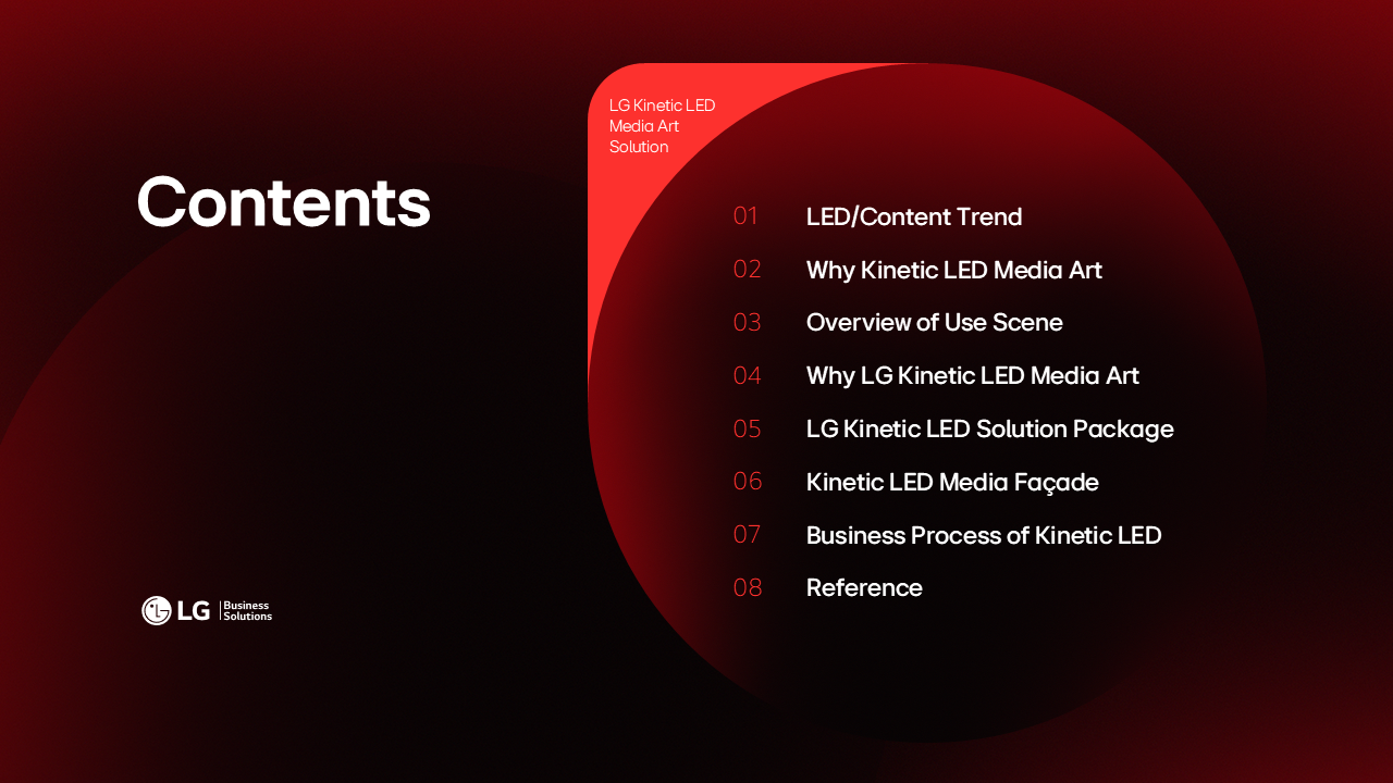 LG전자 Kinetic LED Media Art Solution 자료 이미지 1